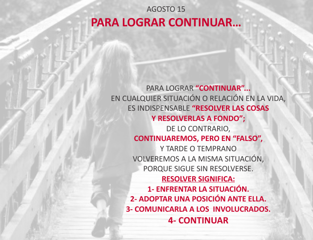 Para lograr continuar...